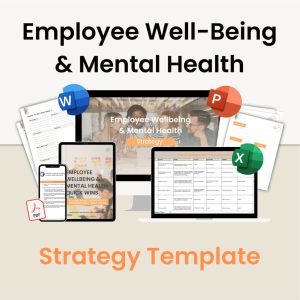 Employee-Wellbeing & Mental-Health Strategy Template-Main Product Picture