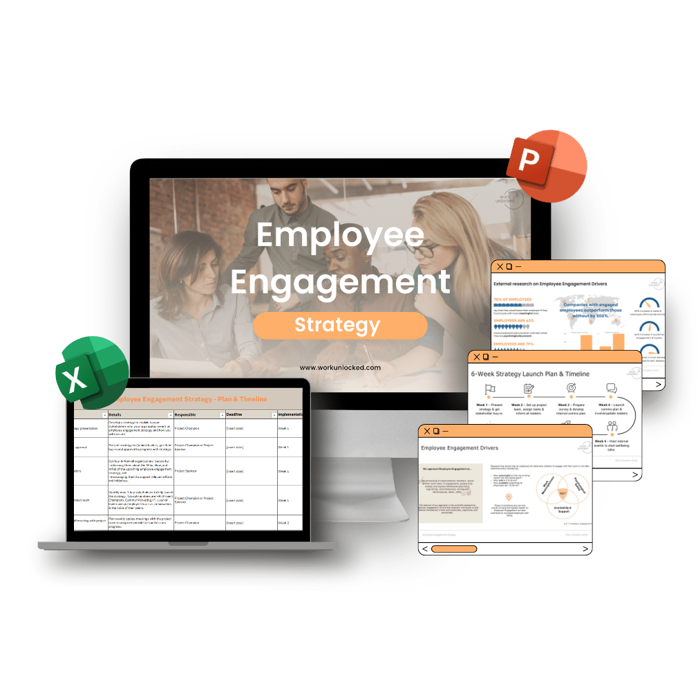 A screenshot of Employee Engagement Strategy Template