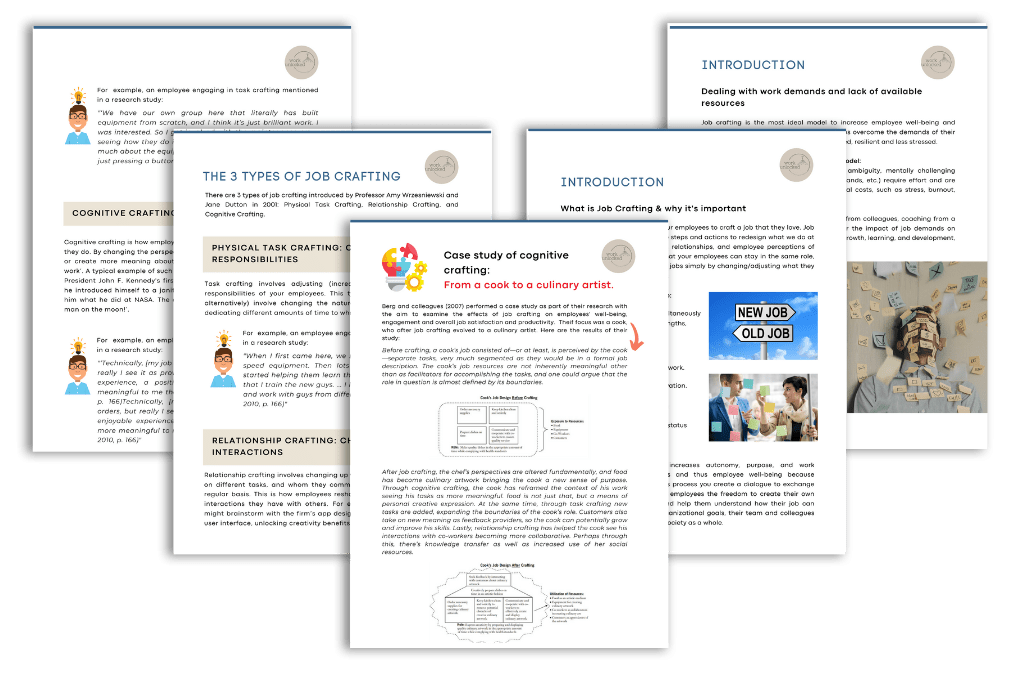 A set of brochure of 7 Practical Examples and Case Studies